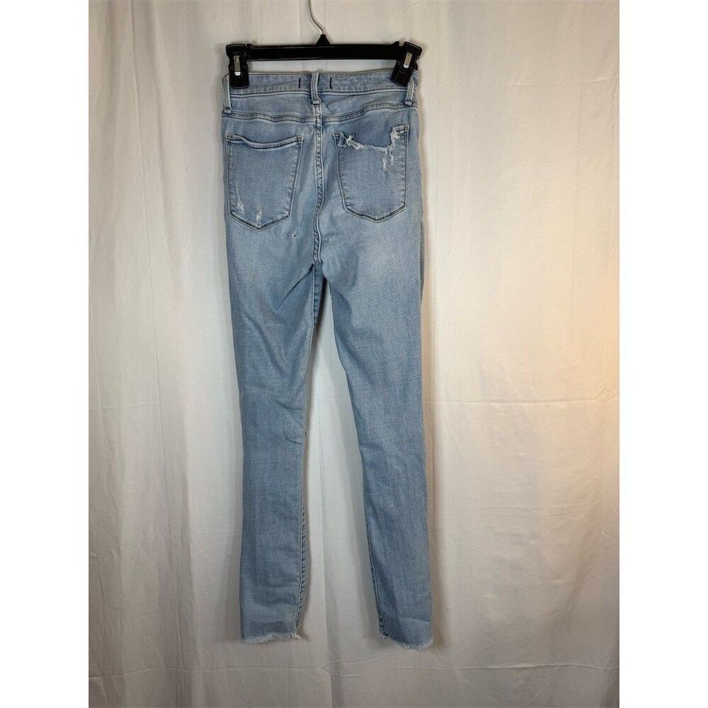 Abercrombie & Fitch Jeans Womens Size 26 Blue Light Wash High Rise Skinny - Picture 8 of 15